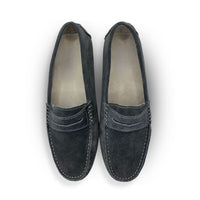 Charcoal Grey Suede Driving Shoes