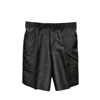 Oversized Shorts in Gambiered Gauze