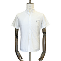 Cotton Oxford Shirt in Short Sleeves
