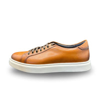 Burnt Orange Leather Sneaker
