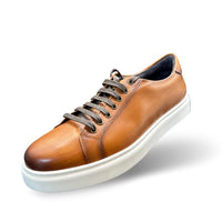 Burnt Orange Leather Sneaker
