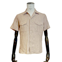Earth Tone Safari Linen Shirt