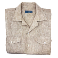 Earth Tone Safari Linen Shirt