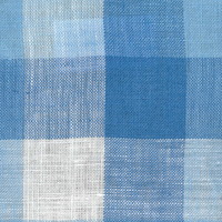 藍調一體領亞麻襯衫