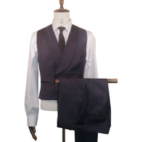 Marzoni 140's Emerald Green Stripe Vest