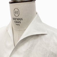 One Piece Collar Linen Shirt (Pale Tone)