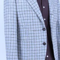 Cerruti Oxygen 真絲羊毛 (Multi Colour Houndstooth)