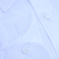 白底白條紋襯衫