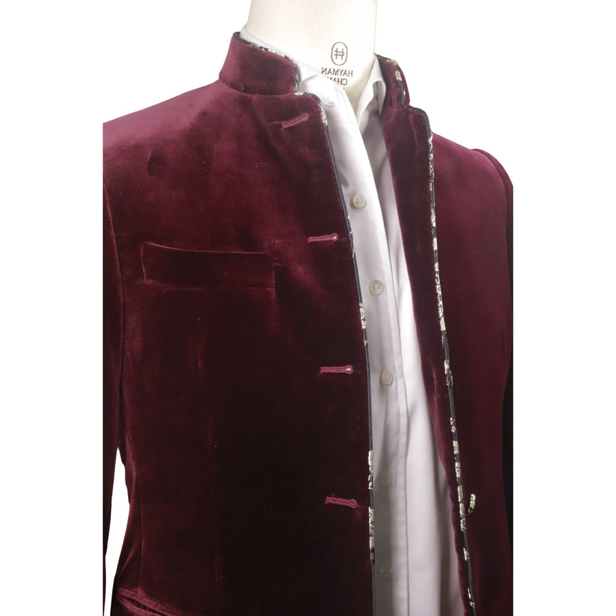 Marzoni Velvet Mandarin Jacket