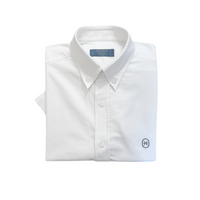 Cotton Oxford Shirt in Short Sleeves