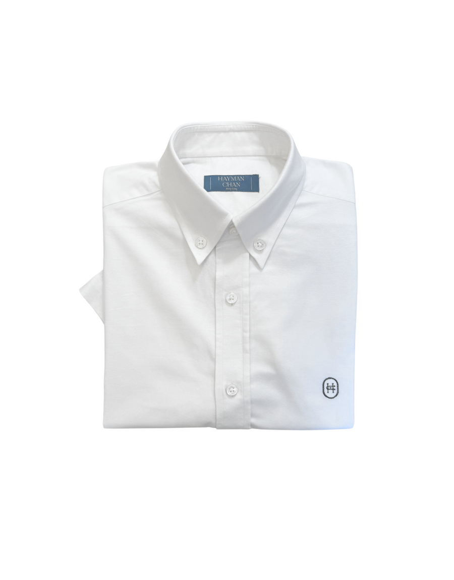 Cotton Oxford Shirt in Short Sleeves