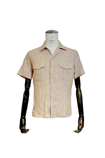 Earth Tone Safari Linen Shirt