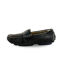 Charcoal Grey Suede Driving Shoes