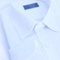 White On White Check Shirt